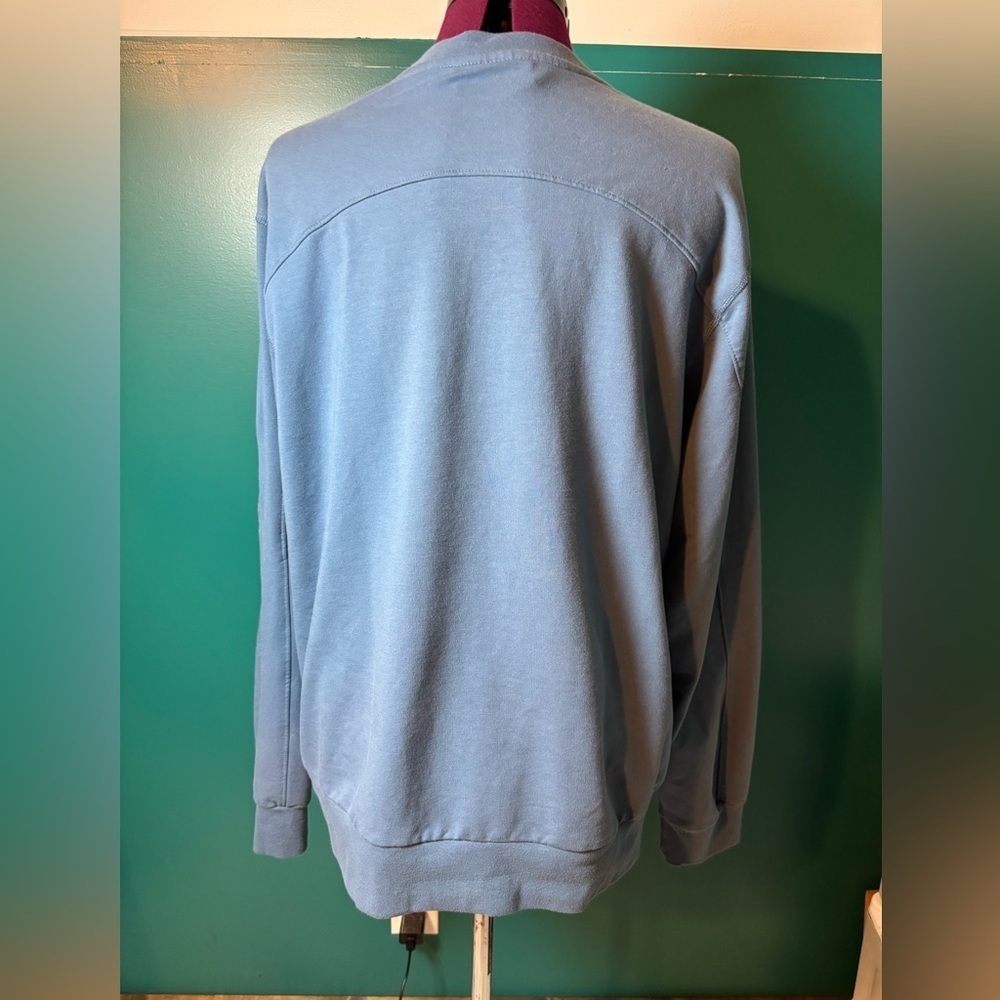 Berkeley Jensen Classic Crewneck Blue Sweater Sweatshirt for Men - Picture 2 of 5